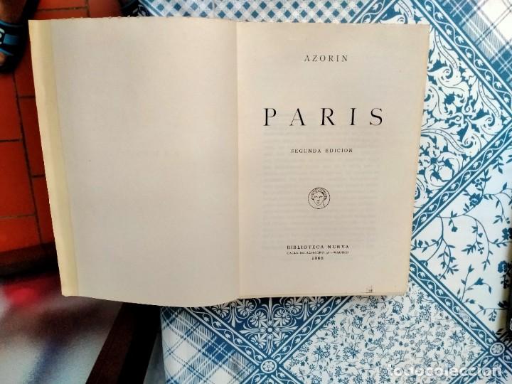 Libros de segunda mano: libro de azorin -paris - Foto 2