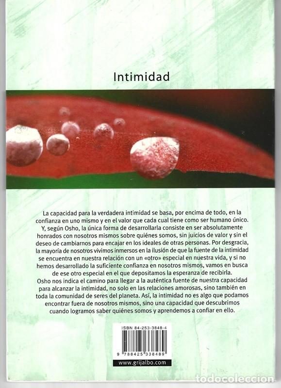 Libros de segunda mano: INTIMIDAD OSHO - Foto 2