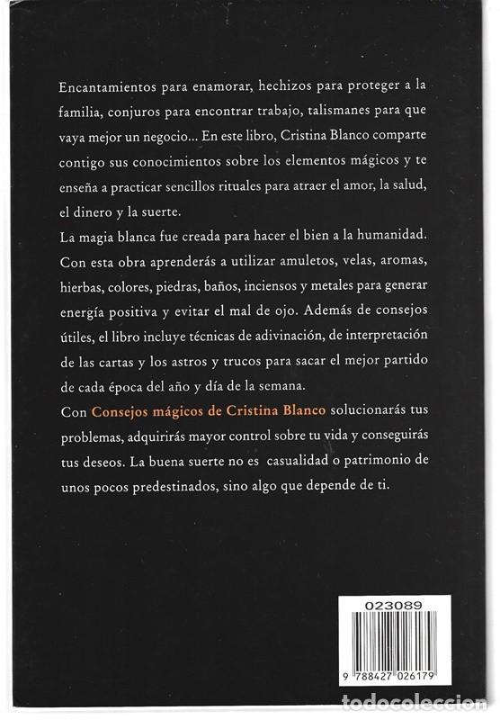 Libros de segunda mano: CONSEJOS M&Aacute;GICOS DE CRISTINA BLANCO - Foto 2