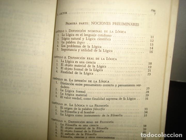Libros de segunda mano: 16- INTRODUCCI&Oacute;N A LA L&Oacute;GICA - RA&Uacute; GUTI&Eacute;RREZ S&Aacute;ENZ - Foto 3