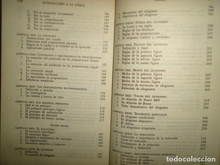 Libros de segunda mano: 16- INTRODUCCI&Oacute;N A LA L&Oacute;GICA - RA&Uacute; GUTI&Eacute;RREZ S&Aacute;ENZ - Foto 5
