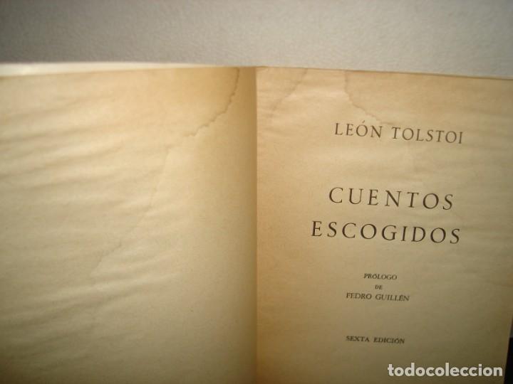Libros de segunda mano: 17- LE&Oacute;N TOLSTOI - CUENTOS ESCOGIDOS - Foto 3