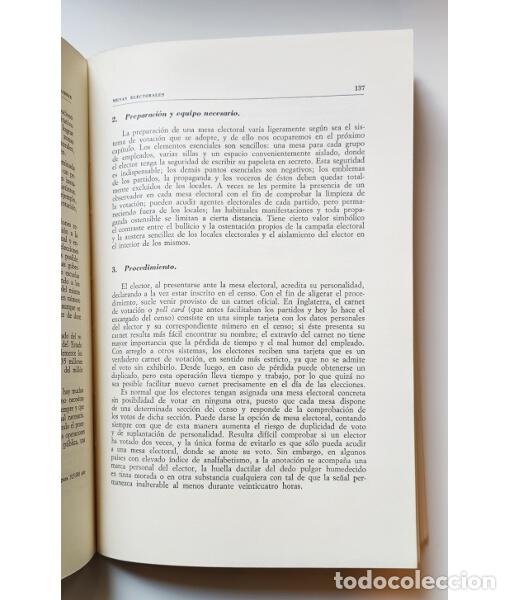 Libros de segunda mano: ELECCIONES LIBRES. MACKENZIE, W. J. M. Tecnos. 1962. - Foto 3