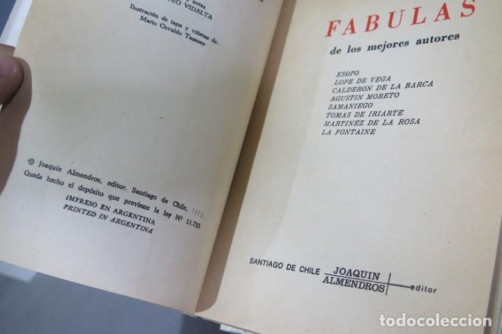 Libros de segunda mano: 1973.- FABULAS. ED. JOAQUIN ALMENDROS. CHILE - Foto 2