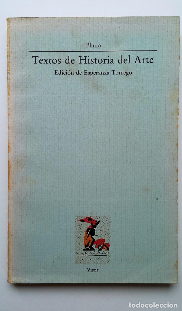Libros de segunda mano: Plinio. Textos de Historia del Arte. 1988 - Foto 1
