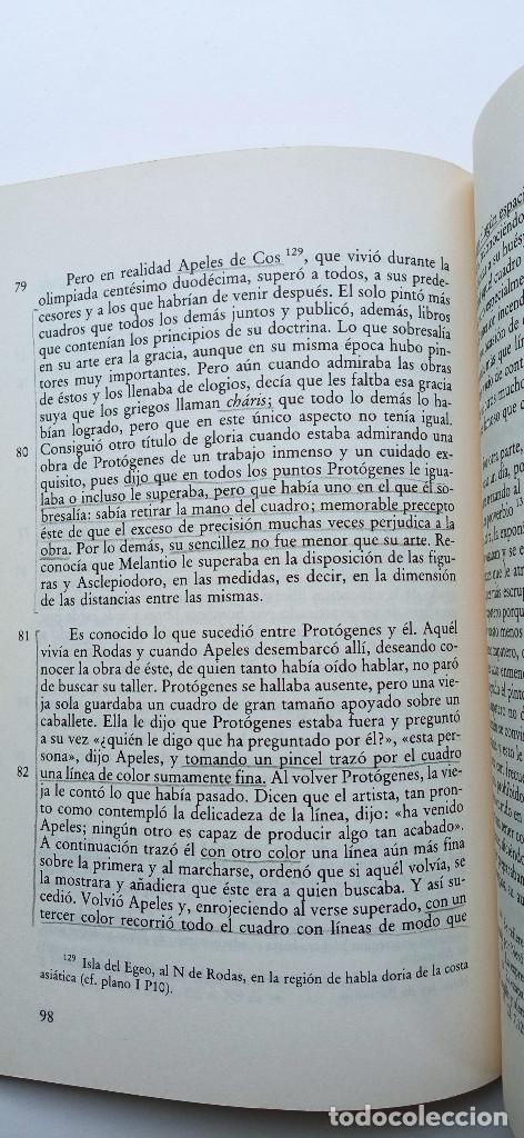 Libros de segunda mano: Plinio. Textos de Historia del Arte. 1988 - Foto 4