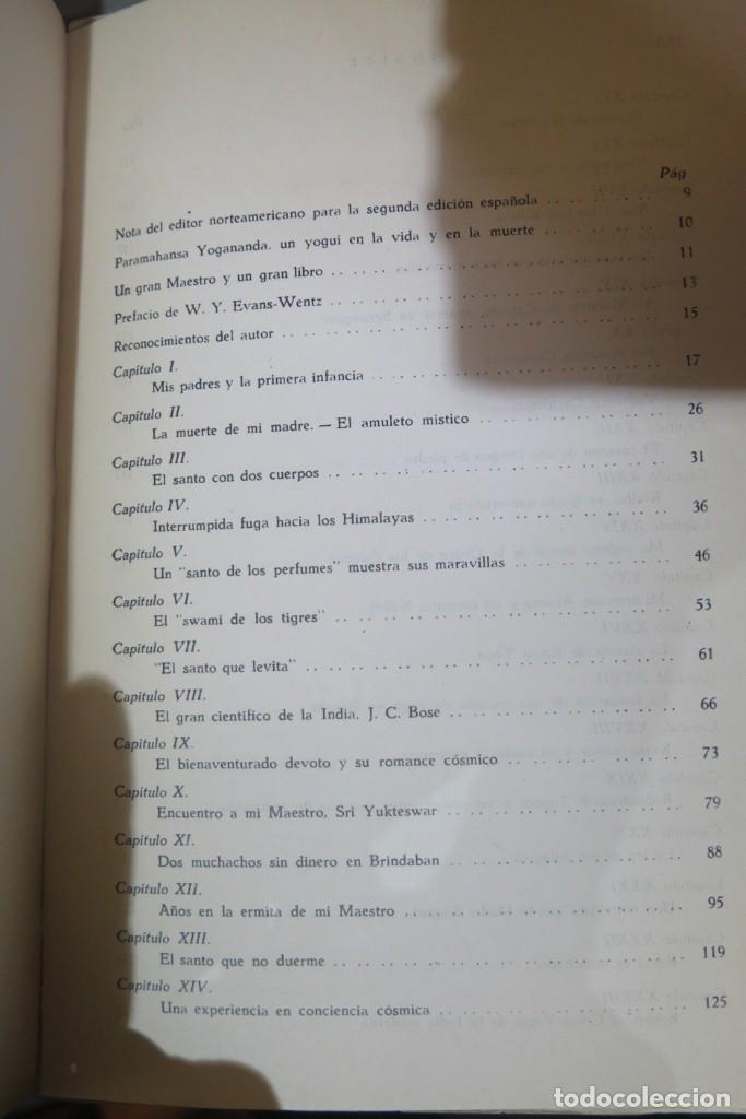 Libros de segunda mano: AUTOBIOGRAF&Iacute;A DE UN YOGUI. PARAMAHANSA - Foto 2