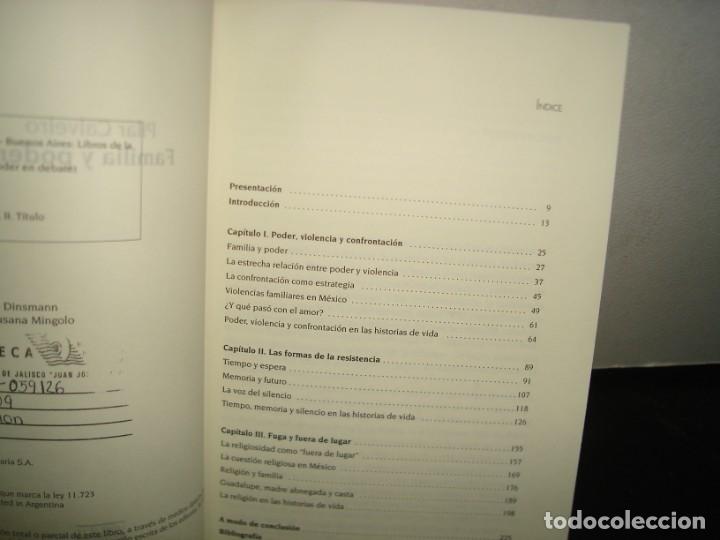 Libros de segunda mano: 17- FAMILIA Y PODER - PILAR CALVEIRO - Foto 4