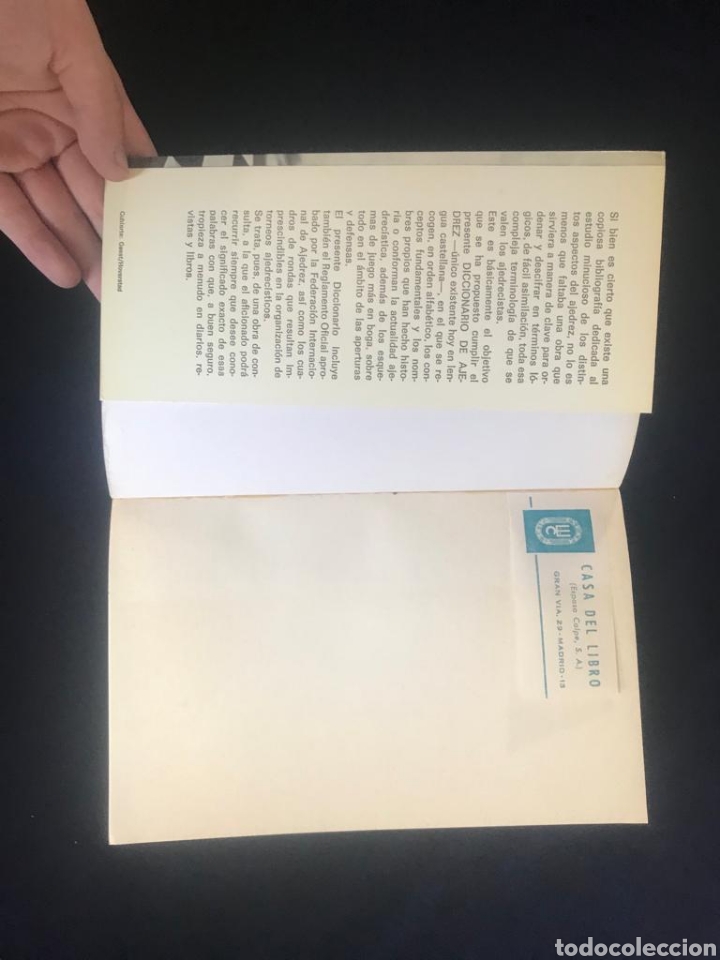 Libros de segunda mano: Diccionario del ajedrez ram&oacute;n ibero - Foto 2