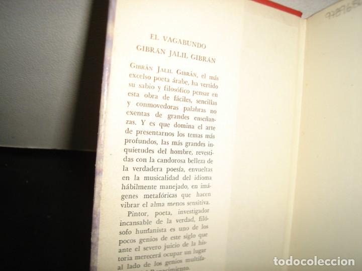 Libros de segunda mano: 17- EL VAGABUNDO - GIBR&Aacute;N JALIL GIBR&Aacute;N - Foto 3
