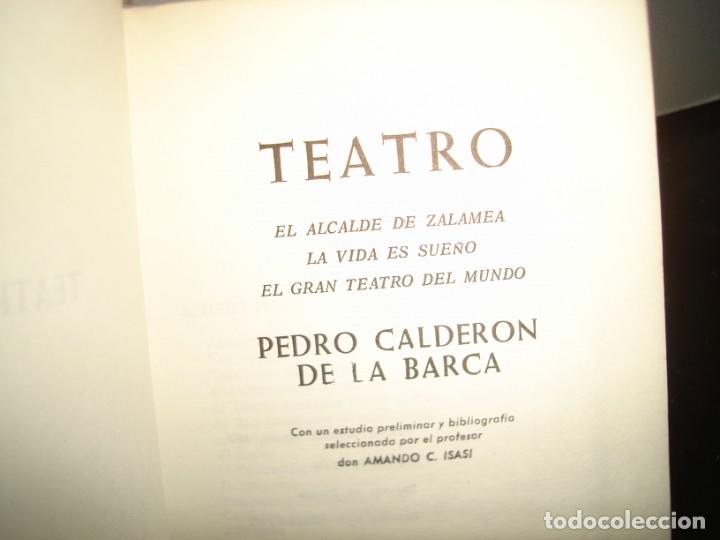 Libros de segunda mano: 17- CALDER&Oacute;N DE LA BARCA. TEATRO - Foto 3