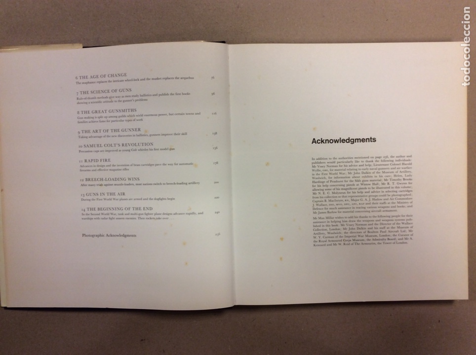 Libros de segunda mano: GUNS. DUDLEY POPE. DRAWINGS BY MAX MILLAR. SPRING BOOK 1965. EN INGL&Eacute;S - Foto 4