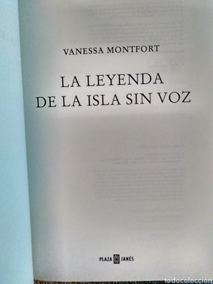 Libros de segunda mano: La leyenda de la isla sin voz / Vanessa Montfort. - Foto 2