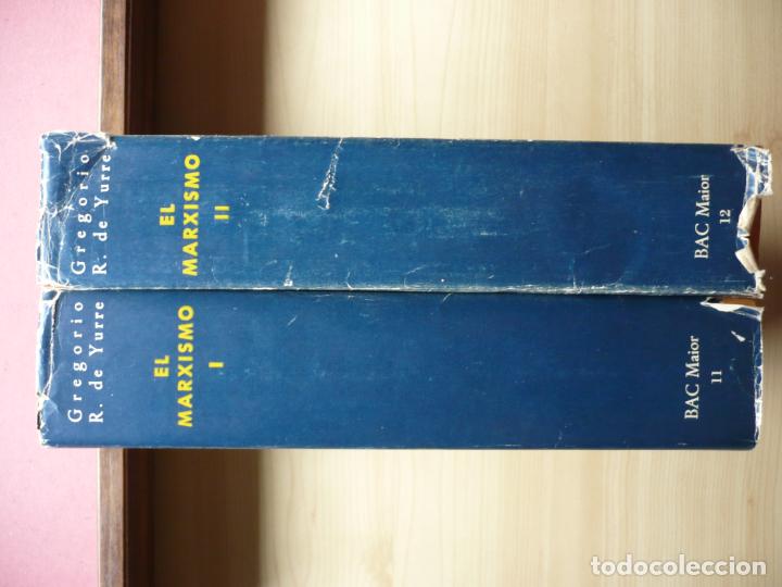 Libros de segunda mano: El Marxismo. Gregorio Yurre. B. A. C., 1976. Dos tomos. - Foto 4
