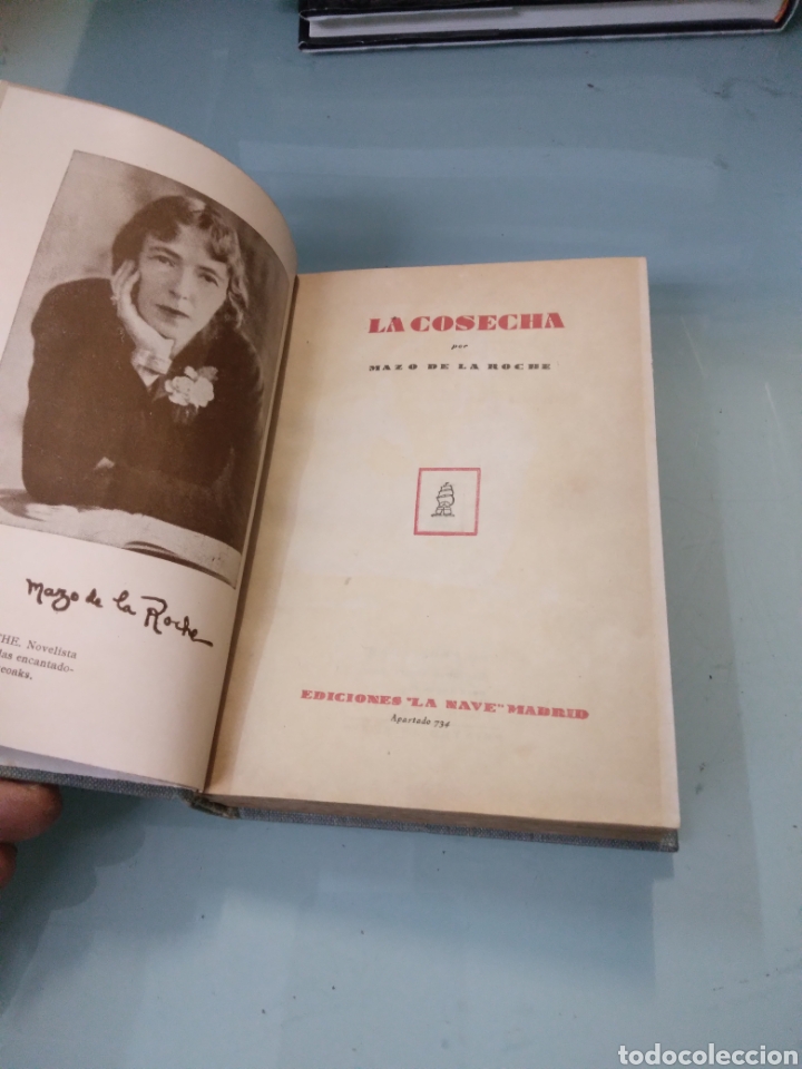 Libros de segunda mano: Mazo de la ROCHE, La cosecha, La.Nave - Foto 2