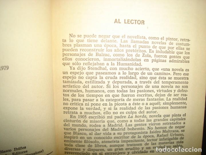 Libros de segunda mano: 18- LA VOLUNTAD DE VIVIR - V. BLASCO IB&Aacute;&Ntilde;EZ - Foto 5