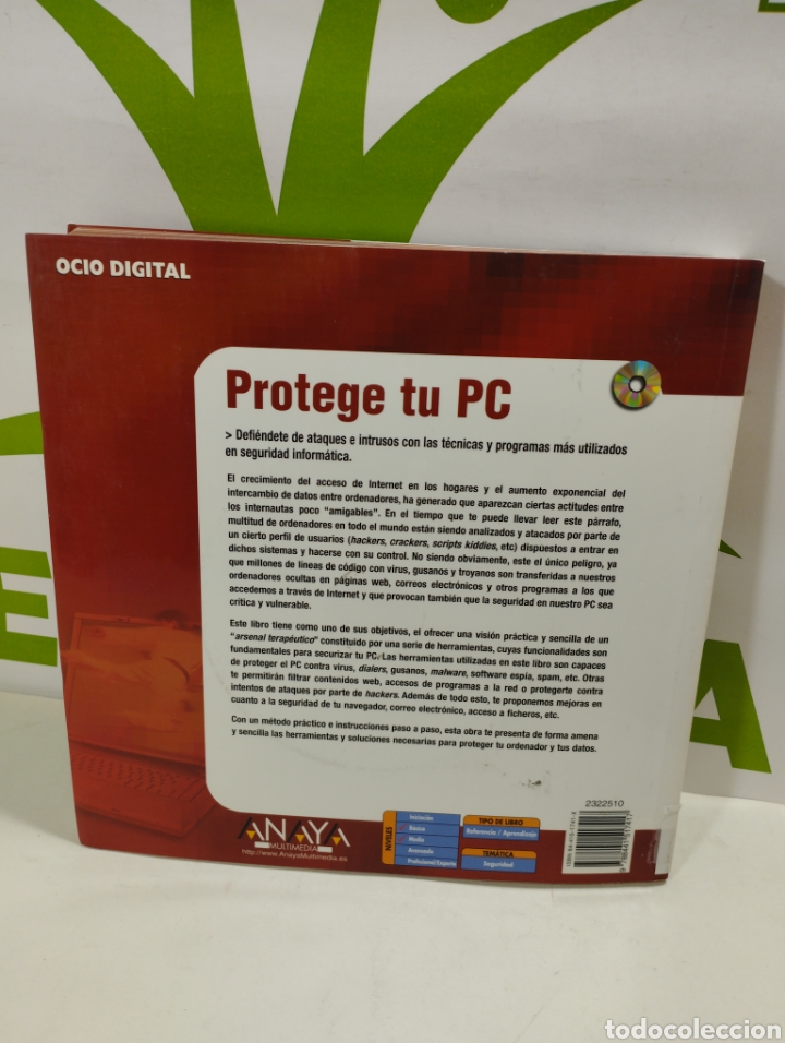 Libros de segunda mano: Protege tu pc. Anaya. Multimedia. Ocio digital. - Foto 2