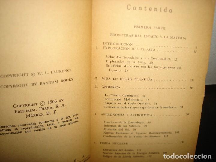 Libros de segunda mano: 18- NUEVOS HORIZONTES DE LA CIENCIA - WILLIAM L. LAURENCE - 1966 - Foto 3