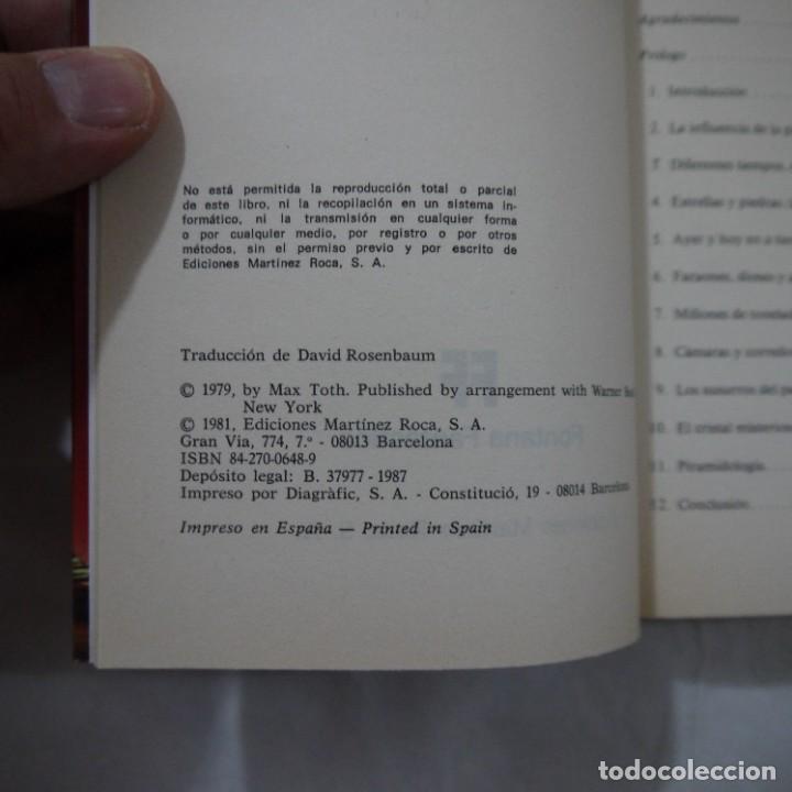 Libros de segunda mano: LAS PROFEC&Iacute;AS DE LAS PIR&Aacute;MIDES - MAX TOTH - MART&Iacute;NEZ ROCA - 1987 - Foto 5