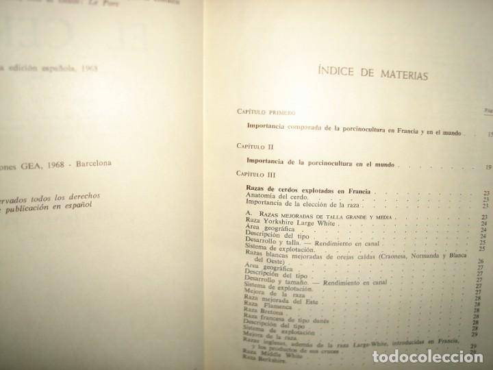 Libros de segunda mano: 160- El Cerdo - Andr&eacute; Leroy - Ediciones GEA, 1968 - Foto 5