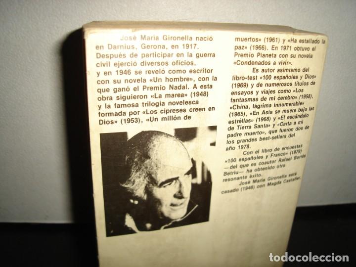 Libros de segunda mano: 18- LOS CIPRESES CREEN EN DIOS - JOS&Eacute; MA GIRONELLA - Foto 3