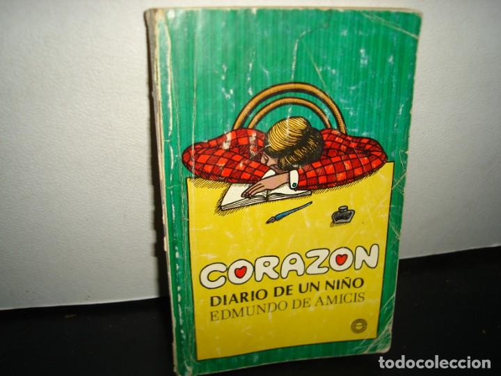 Libros de segunda mano: 18- CORAZ&Oacute;N. DIARIO DE UN NI&Ntilde;O - EDMUNDO DE AMICIS - Foto 1