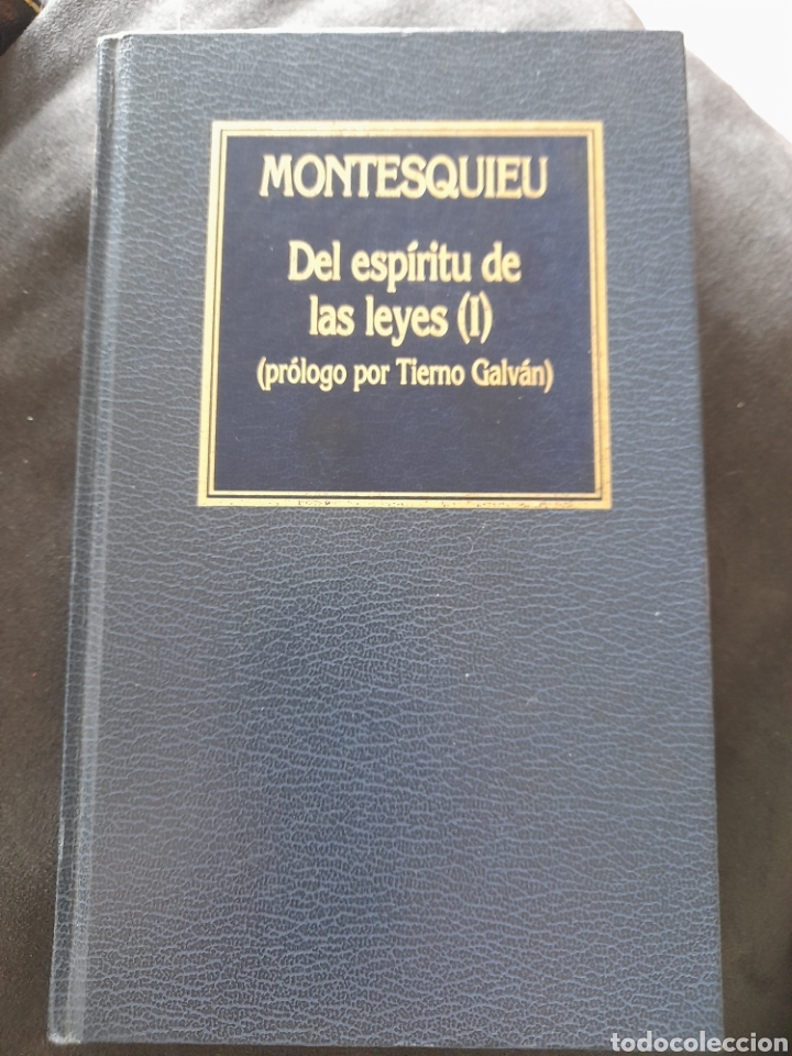 Libros de segunda mano: El esp&iacute;ritu de las leyes I. Montesquieu - Foto 1