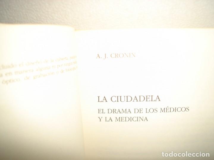 Libros de segunda mano: 18- LA CIUDADELA - A. J. CRONIN - Foto 4