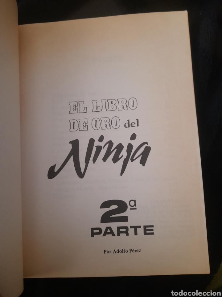 Libros de segunda mano: El libro de oro del Ninja, 1 edici&oacute;n de 1987 - Foto 2
