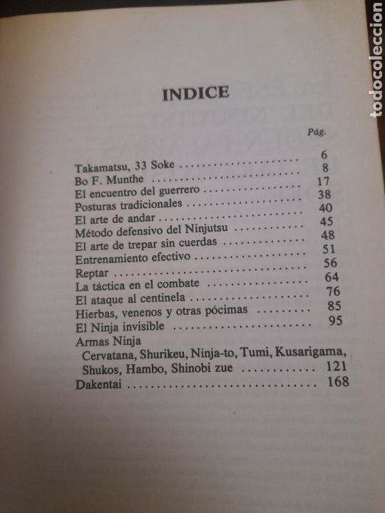 Libros de segunda mano: El libro de oro del Ninja, 1 edici&oacute;n de 1987 - Foto 4