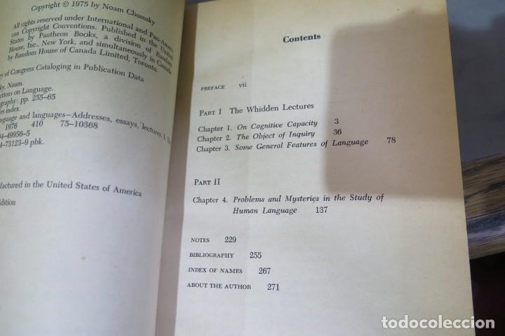 Libros de segunda mano: Reflections on Language. Chomsky - Foto 2