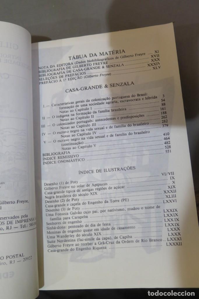 Libros de segunda mano: casa grande senzala. Gilberto Freyre - Foto 2