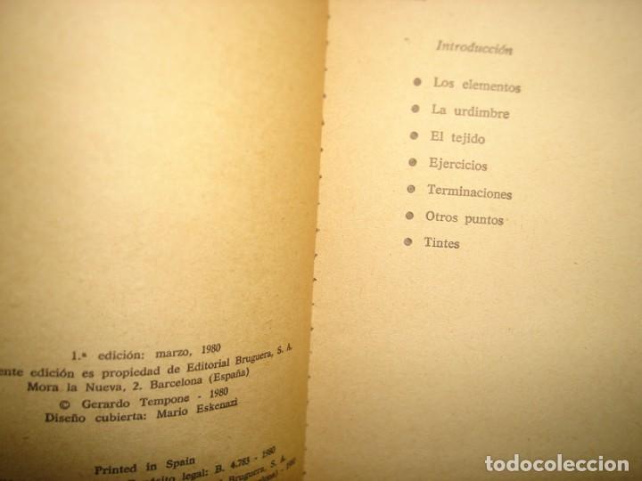 Libros de segunda mano: 16- C&Oacute;MO HACER TAPICES - GERARDO TEMPONE - Foto 3