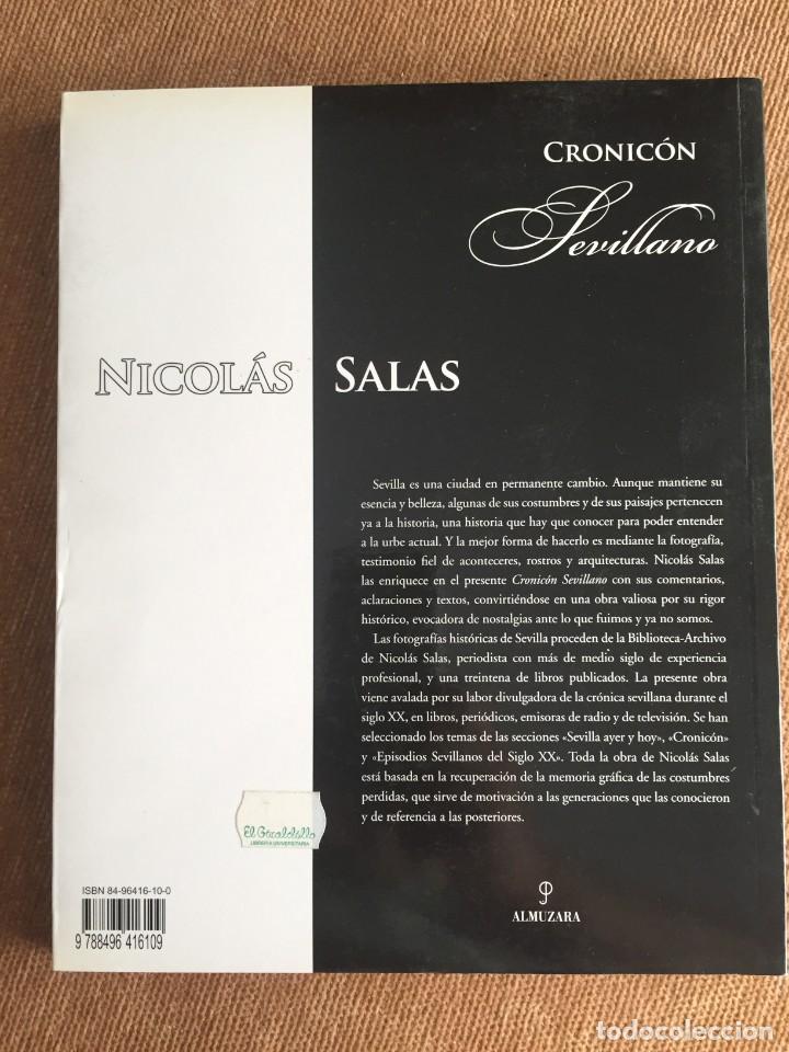 Libros de segunda mano: CRONIC&Oacute;N SEVILLANO NICOL&Aacute;S SALAS ALMUZARA 2004 - Foto 2