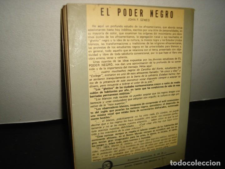 Libros de segunda mano: 19- EL PODER NEGRO - JOHN F. SZWED - 1972 - Foto 3