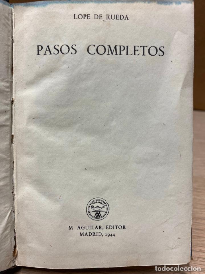 Libros de segunda mano: Crisol 48 Pasos completos - Lope de Rueda - Tercera edici&oacute;n 1964 - Foto 3