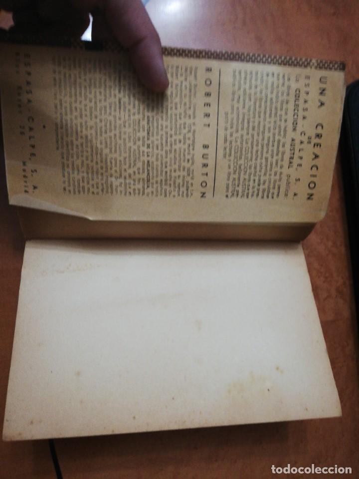 Libros de segunda mano: ANATOM&Iacute;A DE LA MELANCOL&Iacute;A. BURTON, ROBERT. AUSTRAL. 1947 - Foto 3