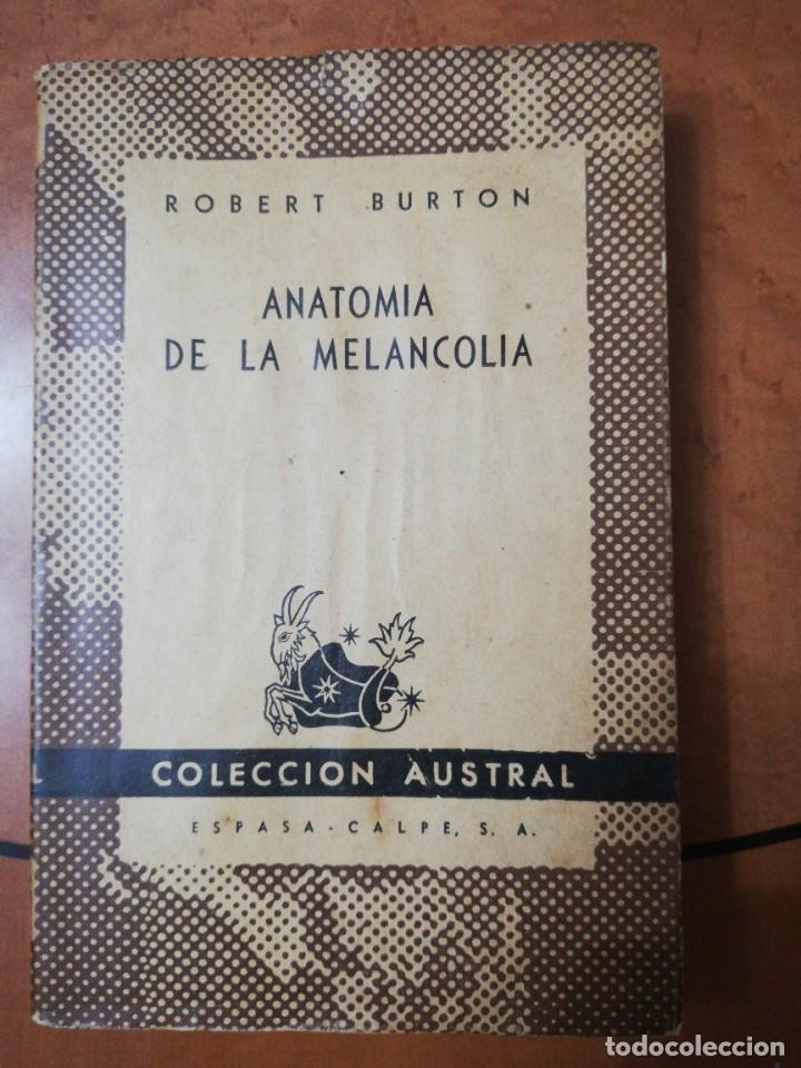 anatom a de la melancol a. burton robert. aust Compra venta en