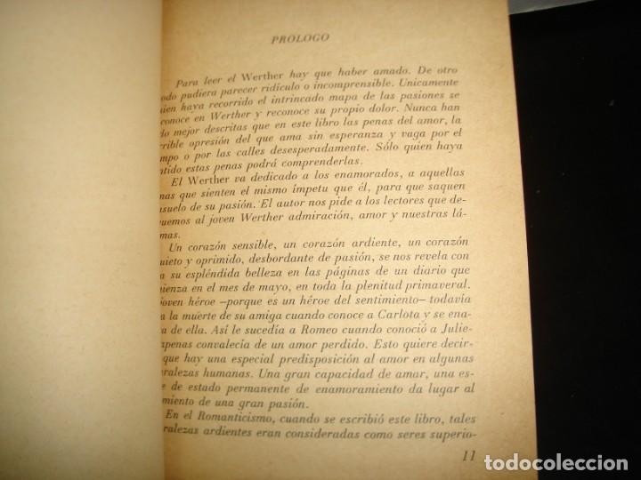 Libros de segunda mano: 19- WERTHER - GOETHE - Foto 3