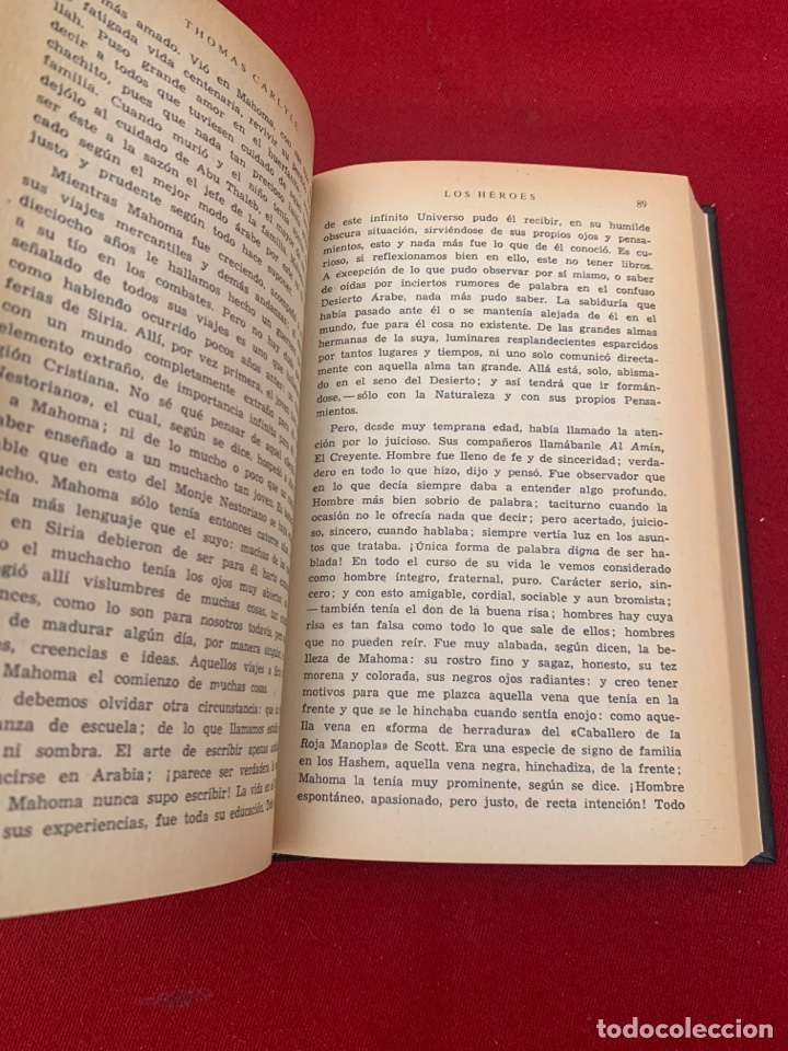 Libros de segunda mano: Los h&eacute;roes. Thomas Carlyle. - Foto 8