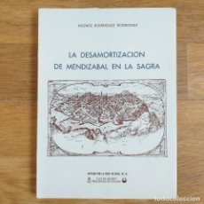 Libros de segunda mano: LA DESAMORTIZACION DE MENDIZABAL EN LA SAGRA - VICENTE RODRIGUEZ RODRIGUEZ. Lote 347320318