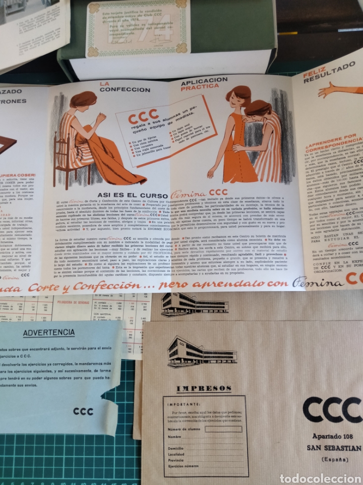 Libros de segunda mano: Curso f&eacute;mina de corte y confecci&oacute;n CCC - Foto 5