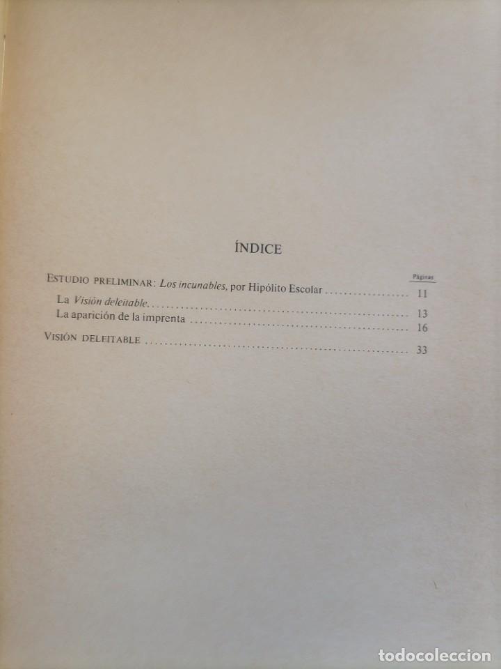 Libros de segunda mano: Antonio de la Torre Visi&oacute;n Deleytable - Foto 2