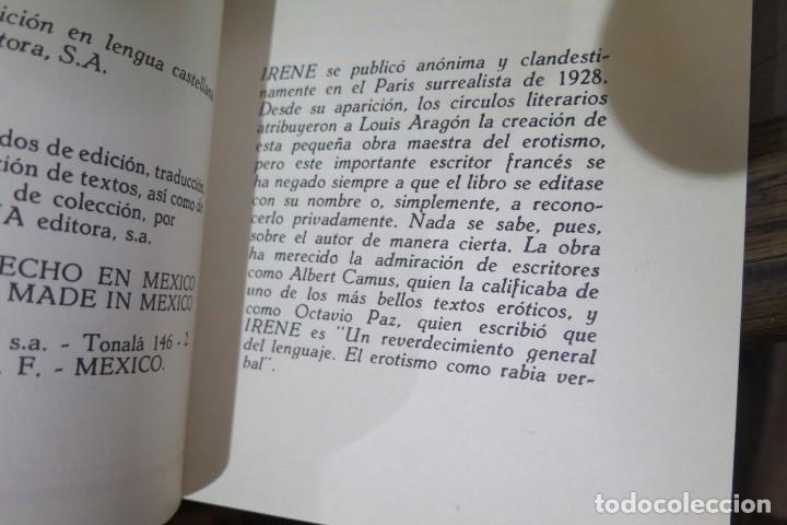 Libros de segunda mano: Irene. An&oacute;nimo. Los brazos de Lucas 13 - Foto 3