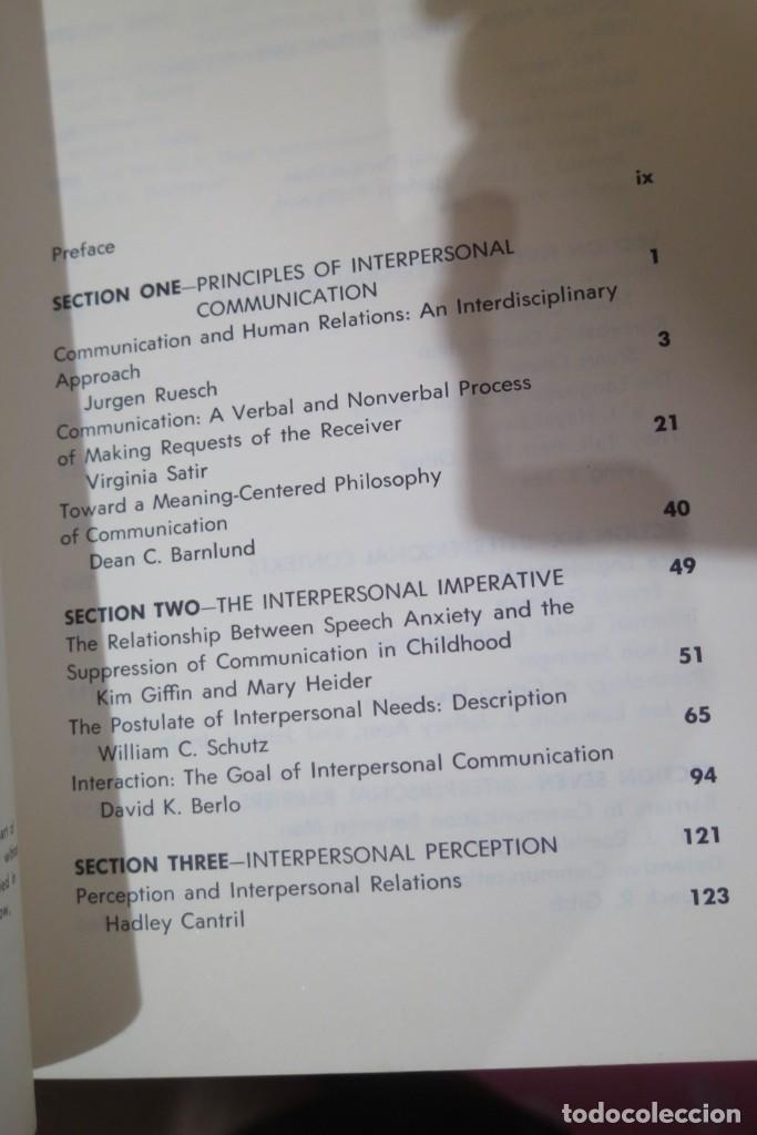 Libros de segunda mano: Basic Readings in Interpersonal Communication - Foto 2