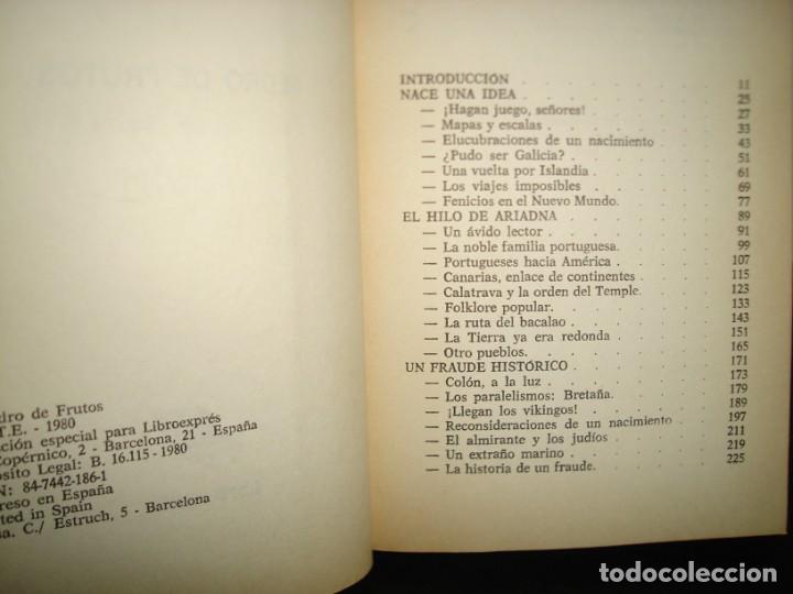 Libros de segunda mano: 21- EL ENIGMA DE COL&Oacute;N - P. DE FRUTOS - Foto 3