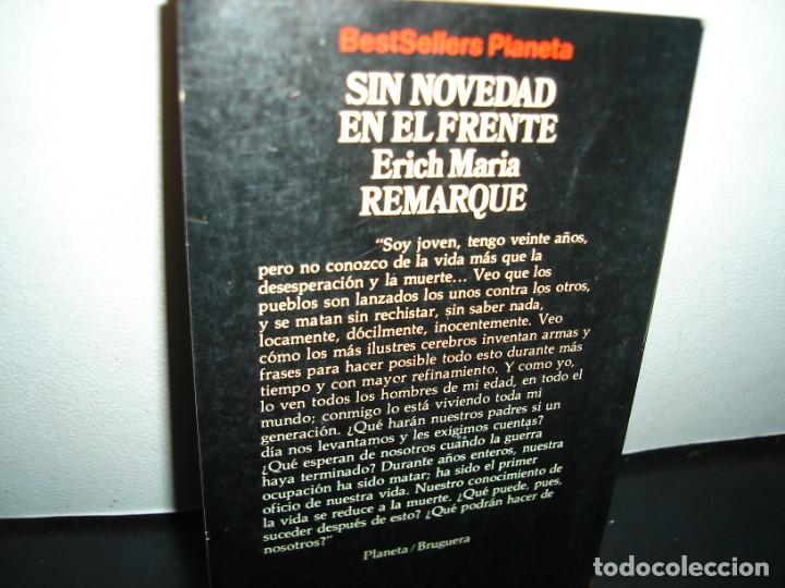 Libros de segunda mano: 21- SIN NOVEDAD EN EL FRENTE - ERICH MARIA REMARQUE - Foto 3
