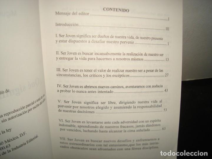 Libros de segunda mano: 21- &iquest;QU&Eacute; SIGNIFICA SER JOVEN? - MIGUEL &Aacute;NGEL CORNEJO - Foto 4