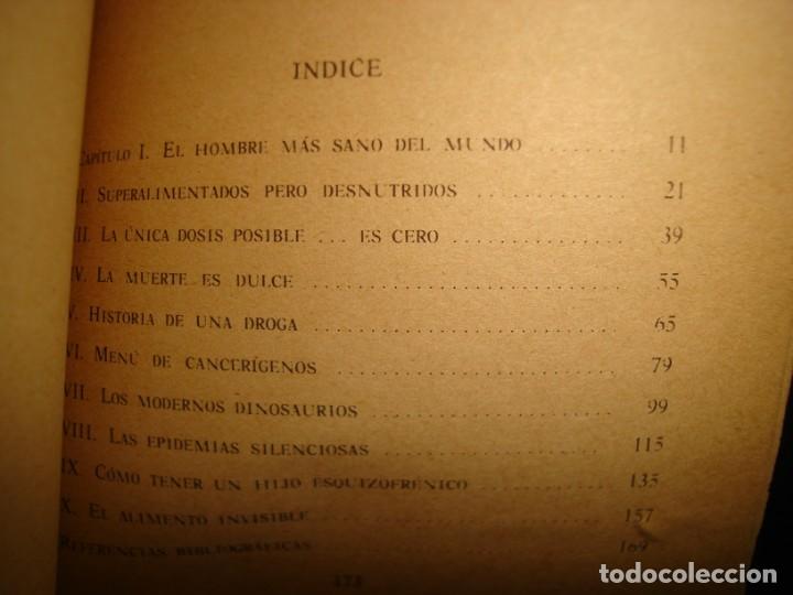 Libros de segunda mano: 21- COMER PUEDE SER PELIGROSO - ERWIN MOLLER - Foto 3