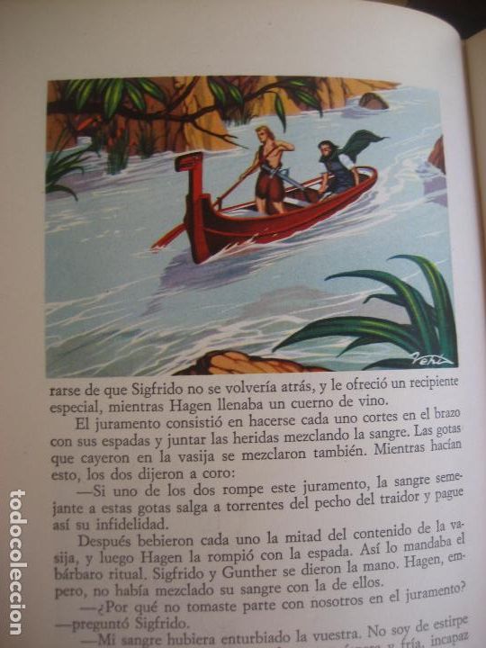 Libros de segunda mano: Los Nibelungos. Coleccion Arlo. 1963. - Foto 4